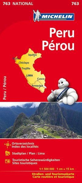 Produktbild: Michelin Nationalkarte Peru