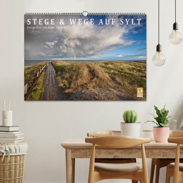 Produktbild: Stege & Wege auf Sylt (Wandkalender 2026 DIN A2 quer), CALVENDO Monatskalender