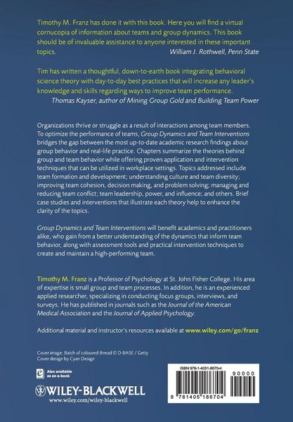 Produktbild: Group Dynamics and Team Interventions