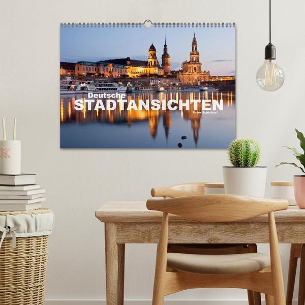 Produktbild: Deutsche Stadtansichten (Wandkalender 2026 DIN A3 quer), CALVENDO Monatskalender