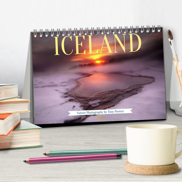 Produktbild: Amazing Nature of Iceland (Desk Calendar 2026 DIN A5 landscape), CALVENDO 12 Month DeskCalendar