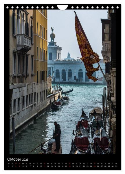 Produktbild: Venedig &ndash; La Romantica (Wandkalender 2026 DIN A4 hoch), CALVENDO Monatskalender