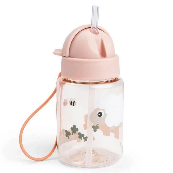 Trinkflasche Tiny farm Rosa