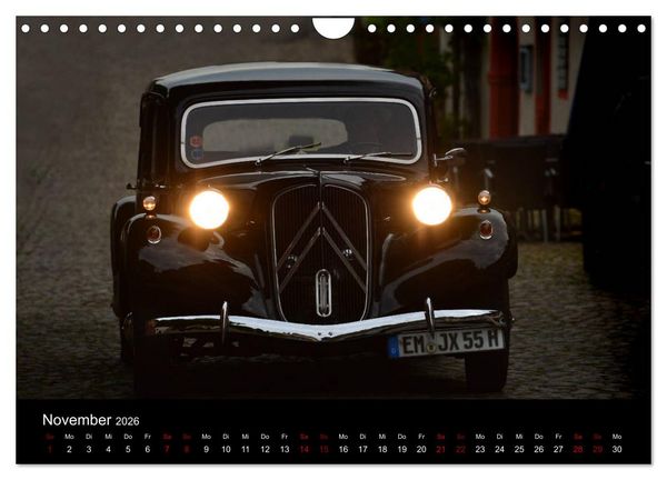 Produktbild: Citro&euml;n 11CV Traction Avant (Wandkalender 2026 DIN A4 quer), CALVENDO Monatskalender