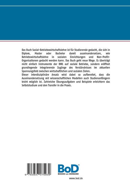 Produktbild: Sozial-Betriebswirtschaftslehre