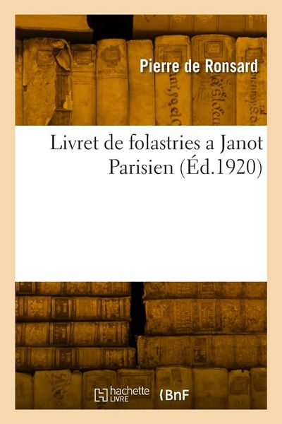 Produktbild: Livret de folastries a Janot Parisien