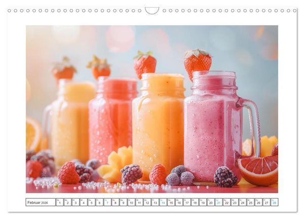 Produktbild: Leckere Smoothies (Wandkalender 2026 DIN A3 quer), CALVENDO Monatskalender