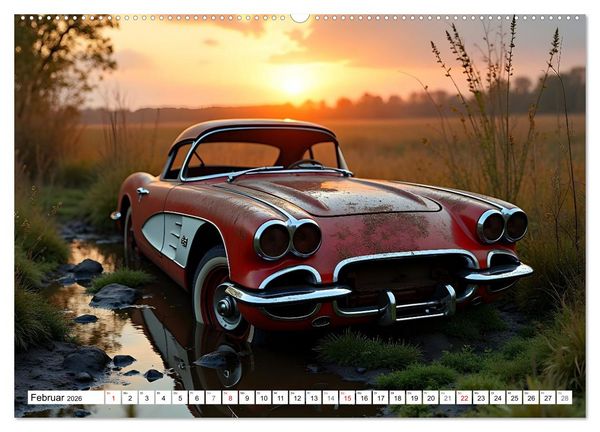 Produktbild: Vergessene Legenden (hochwertiger Premium Wandkalender 2026 DIN A2 quer), Kunstdruck in Hochglanz