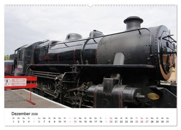 Produktbild: Nostalgische Eisenbahnen Englands (hochwertiger Premium Wandkalender 2026 DIN A2 quer), Kunstdruck in Hochglanz