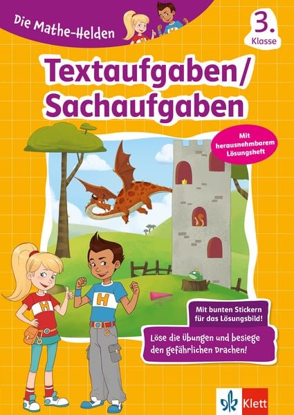 Produktbild: Die Mathe-Helden Textaufgaben/Sachaufgaben 3. Klasse