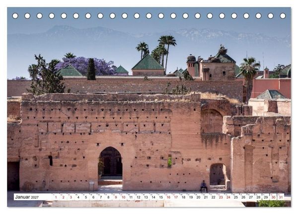Produktbild: Marrakesch - Momente einer Reise (Tischkalender 2027 DIN A5 quer), CALVENDO Monatskalender