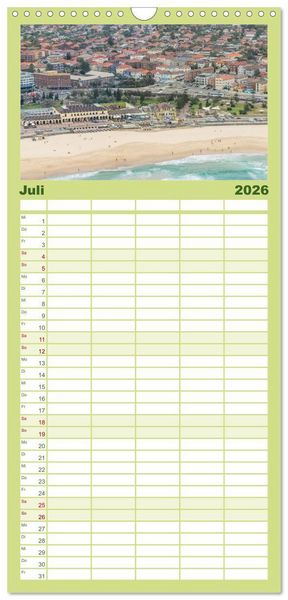 Produktbild: Familienplaner 2026 - Ein Tag in Sydney - eine etwas andere Sicht mit 5 Spalten (Wandkalender, 21 x 45 cm) CALVENDO