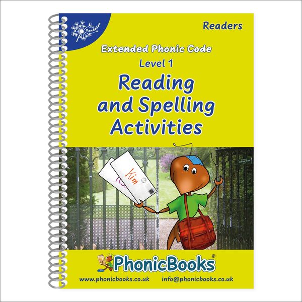Produktbild: Phonic Books Dandelion Readers Reading and Spelling Activities Vowel Spellings Level 1