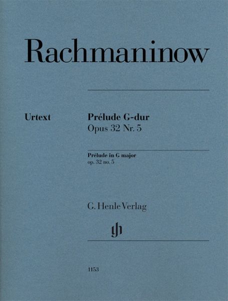 Produktbild: Sergej Rachmaninow - Pr&eacute;lude G-dur op. 32 Nr. 5