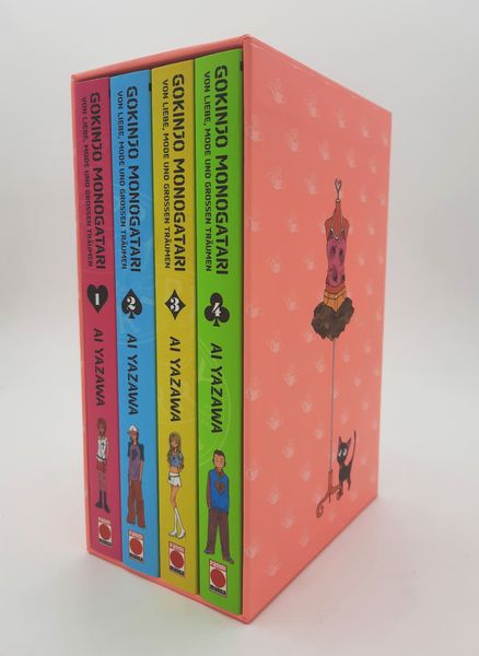 Produktbild: Gokinjo Monogatari - Von Liebe, Mode und gro&szlig;en Tr&auml;umen Schuber (Band 1 bis 4)