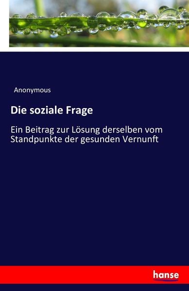 Produktbild: Die soziale Frage