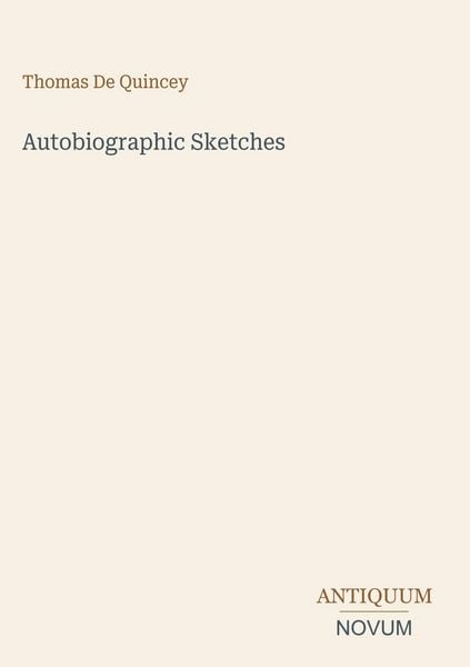 Produktbild: Autobiographic Sketches