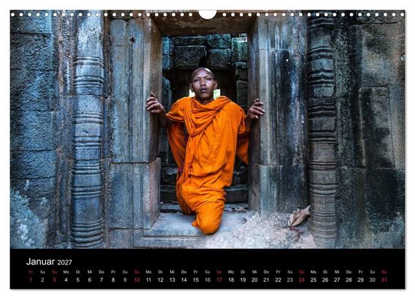 Produktbild: Tempel rund um Angkor Wat (Wandkalender 2027 DIN A3 quer), CALVENDO Monatskalender