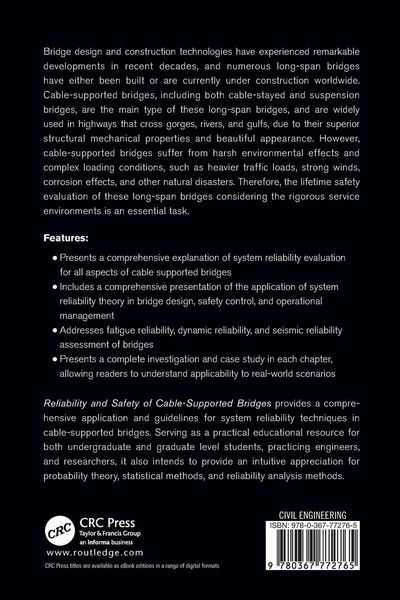 Produktbild: Reliability and Safety of Cable-Supported Bridges