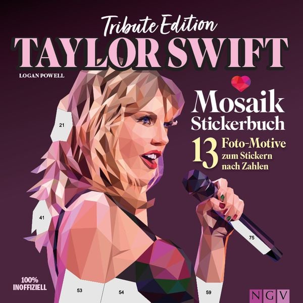 Produktbild: Taylor Swift Mosaik-Stickerbuch I Tribute Edition