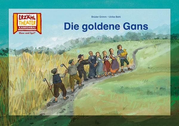 Die goldene Gans / Kamishibai Bildkarten, von Brüder Grimm, Hase und Igel Verlag