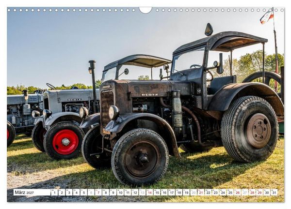 Produktbild: Alte Deutz Traktoren mit Charakter (Wandkalender 2027 DIN A3 quer), CALVENDO Monatskalender
