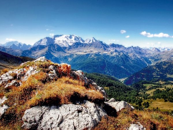 Produktbild: CALVENDO Puzzle Marmolda - Alta Badia - 3343 Hm | 1000 Teile Lege-Gr&ouml;&szlig;e 64x48cm Foto-Puzzle f&uuml;r gl&uuml;ckliche Stunden