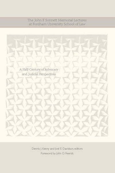 Produktbild: The John F. Sonnett Memorial Lectures at Fordham University School of Law