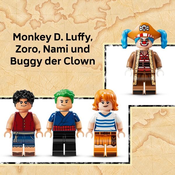 Produktbild: LEGO ONE PIECE 75637 Zirkuszelt von Buggy dem Clown, Spiel ab 8 Jahren