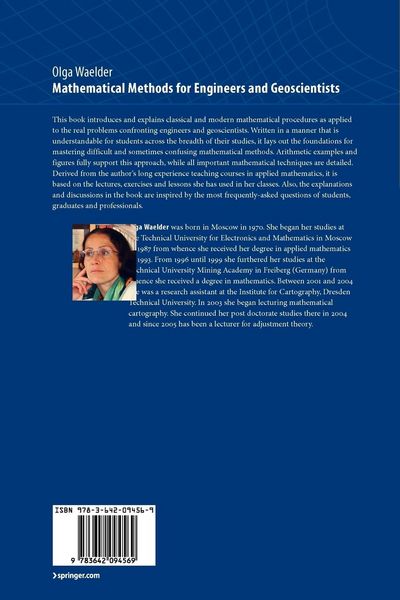 Produktbild: Mathematical Methods for Engineers and Geoscientists