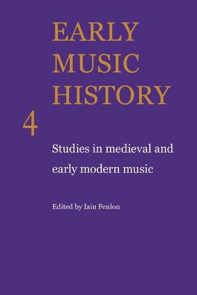 Produktbild: Early Music History