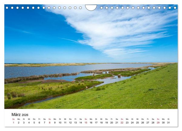Produktbild: Fehmarn - "fe mer" nat&uuml;rlich "am Meer gelegen" (Wandkalender 2026 DIN A4 quer), CALVENDO Monatskalender