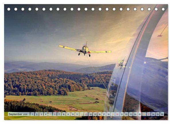 Produktbild: Segelflug, ein St&uuml;ck Freiheit (Tischkalender 2026 DIN A5 quer), CALVENDO Monatskalender