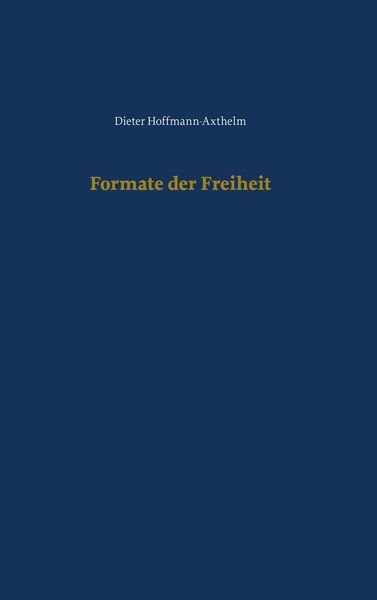 Produktbild: Formate der Freiheit