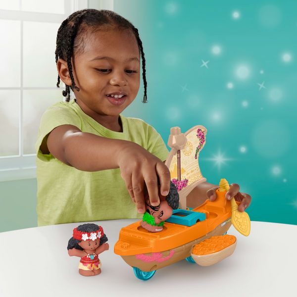 Produktbild: Fisher-Price Little People Vaiana und Mauis Kanu
