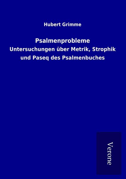 Produktbild: Psalmenprobleme