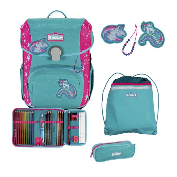 Produktbild: Scout Schulranzen Set Neo Superflash Extreme, Schulranzen Set, 4tlg, Unicorn