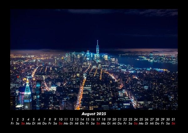 Produktbild: New York 2025 Fotokalender DIN A3