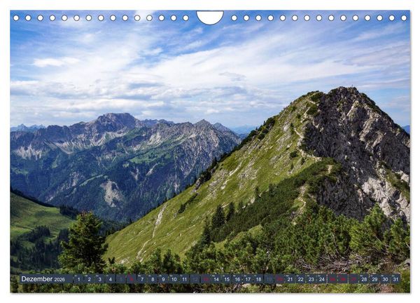 Produktbild: Allg&auml;uer Bergidyll (Wandkalender 2026 DIN A4 quer), CALVENDO Monatskalender