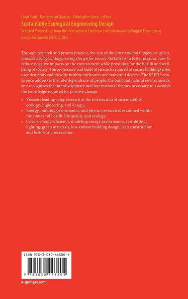 Produktbild: Sustainable Ecological Engineering Design