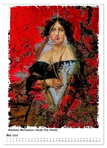 Produktbild: Alte Meister treffen Digital Art (Wandkalender 2026 DIN A2 hoch), CALVENDO Monatskalender