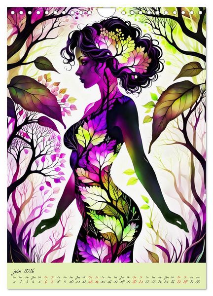 Produktbild: L'&eacute;l&eacute;gance de la nature (Calendrier mural 2026 DIN A4 horizontal), CALVENDO calendrier mensuel