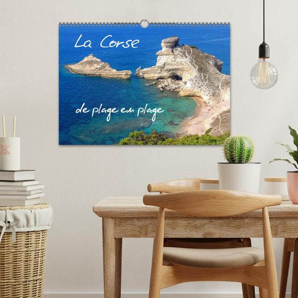 Produktbild: La Corse de plage en plage (Calendrier mural 2026 DIN A3 vertical), CALVENDO calendrier mensuel