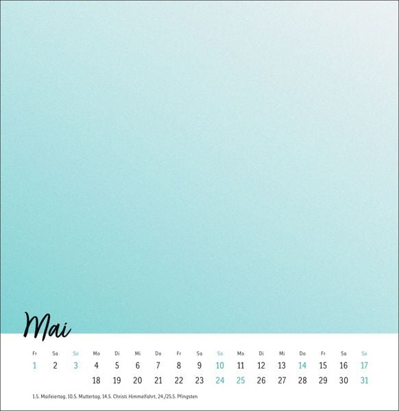 Produktbild: Kreativkalender zum Aufstellen Design 2026