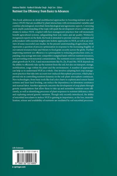 Produktbild: Nutrient Use Efficiency: from Basics to Advances