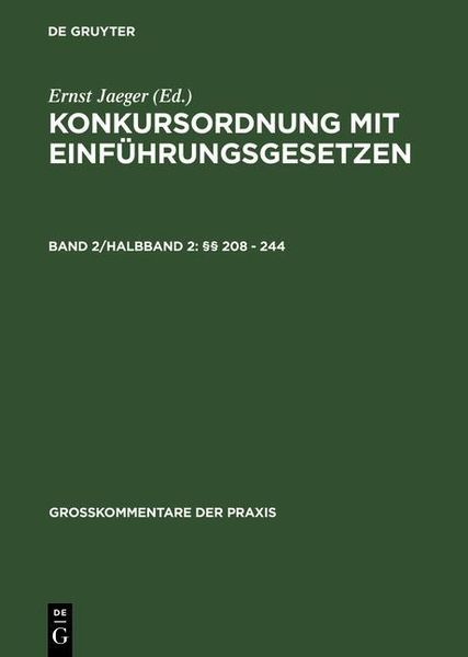 Produktbild: &sect;&sect; 208 - 244