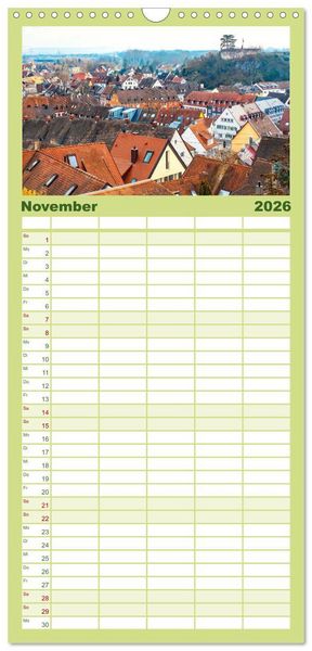 Produktbild: Familienplaner 2026 - Breisach - Stadt am Rhein mit Charme mit 5 Spalten (Wandkalender, 21 x 45 cm) CALVENDO