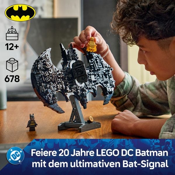 Produktbild: LEGO DC Batman Logo, Superhelden Spielzeug mit Minifiguren 76330