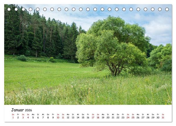 Produktbild: Die Eifel - Orte und Landschaften (Tischkalender 2026 DIN A5 quer), CALVENDO Monatskalender