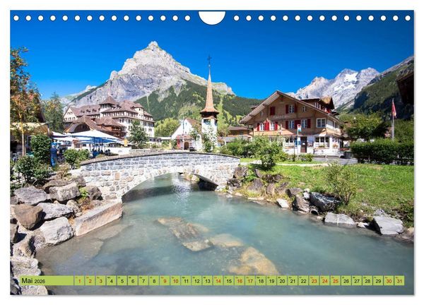 Produktbild: Alpentraum Kandersteg (Wandkalender 2026 DIN A4 quer), CALVENDO Monatskalender